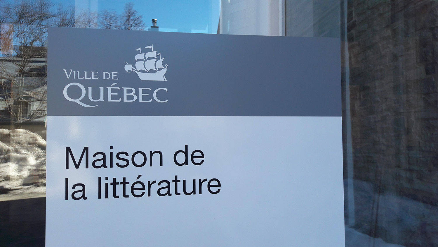 Maison Litterature  Quebec